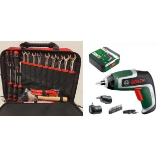 valise 100 outils et percuese ixo7