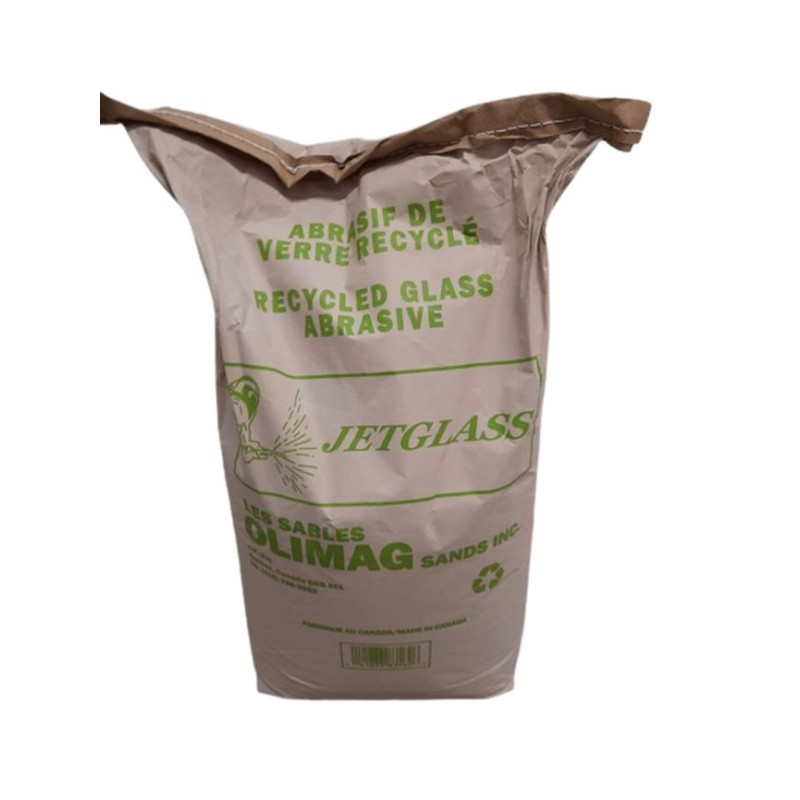 abrasif jetglass conditionné en sac 23 kg